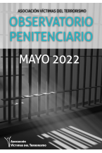 OBSERVATORIO DE POLÍTICA PENITENCIARIA DE LA AVT - MAYO 2022